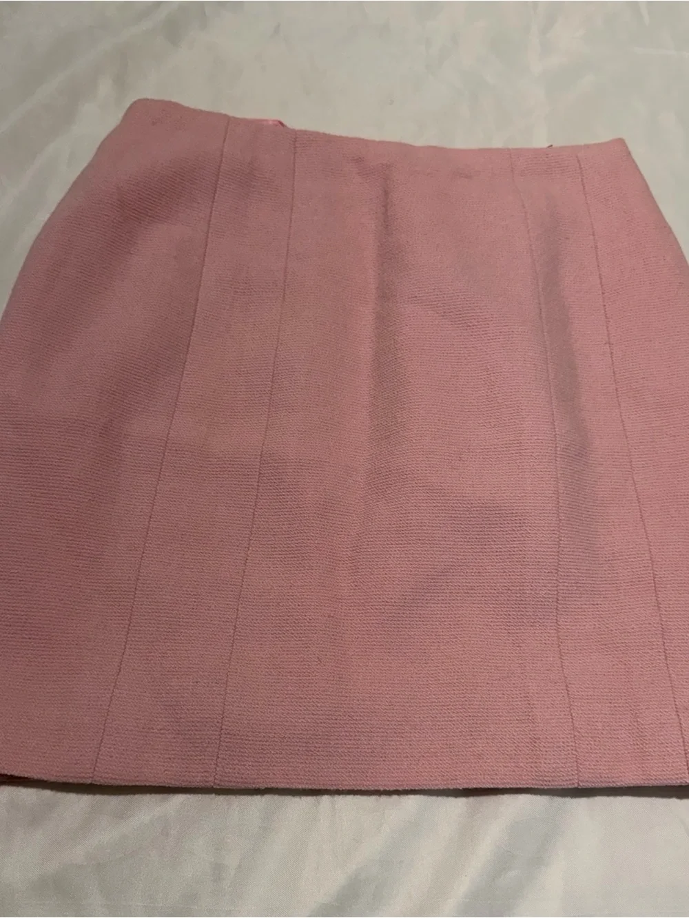 CHANEL Mauve Pink Tailored Mini Skirt, Sz 6, pre-owned